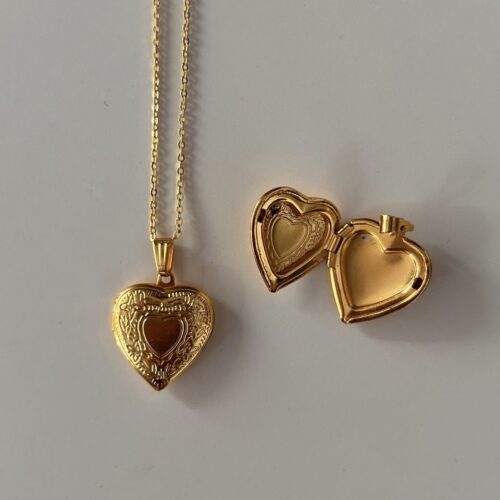 Heart Locket - Golden