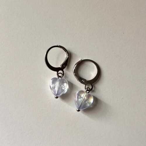 Crystal Heart Earrings