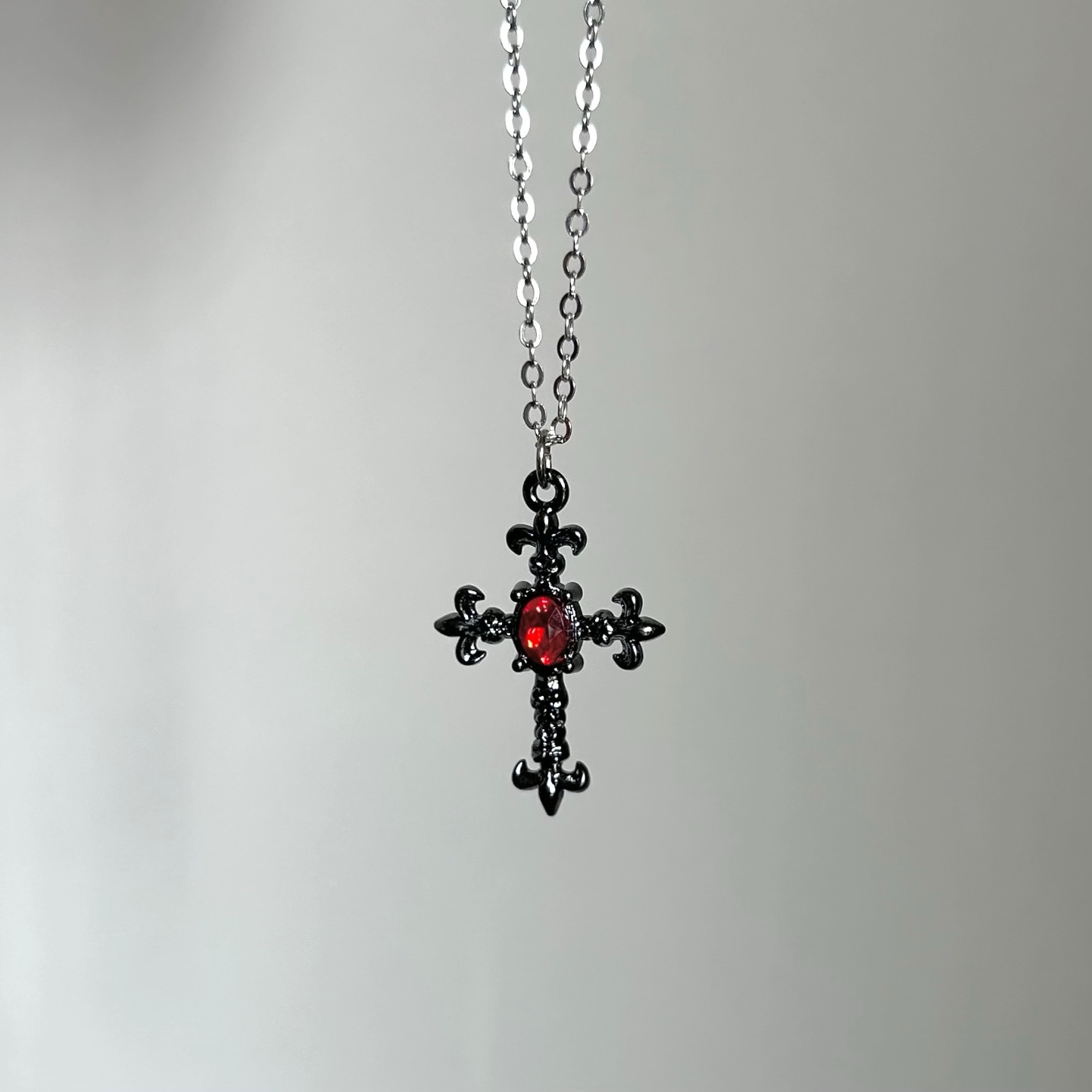 Goth Cross Necklace