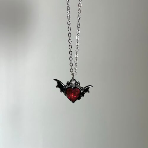Goth Heart Necklace