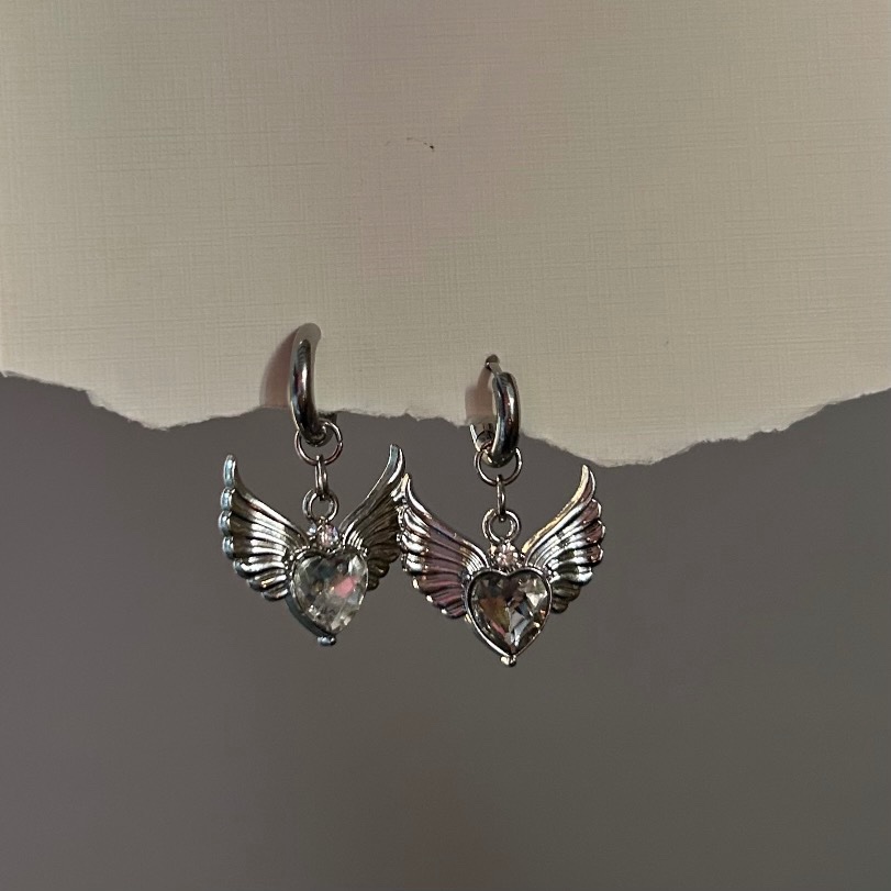 Heart Wings Earrings