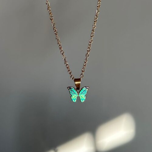 Morpho Necklace - Blue
