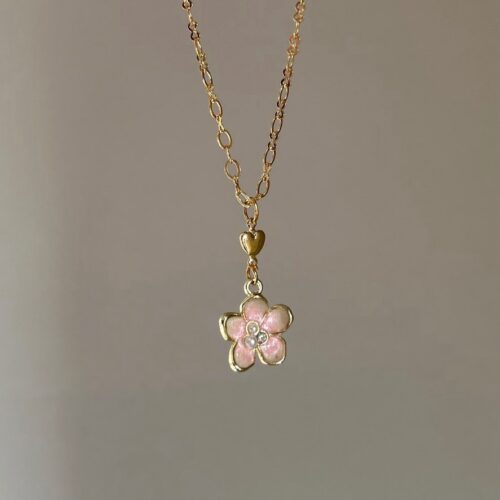 Viola Necklace - Pink