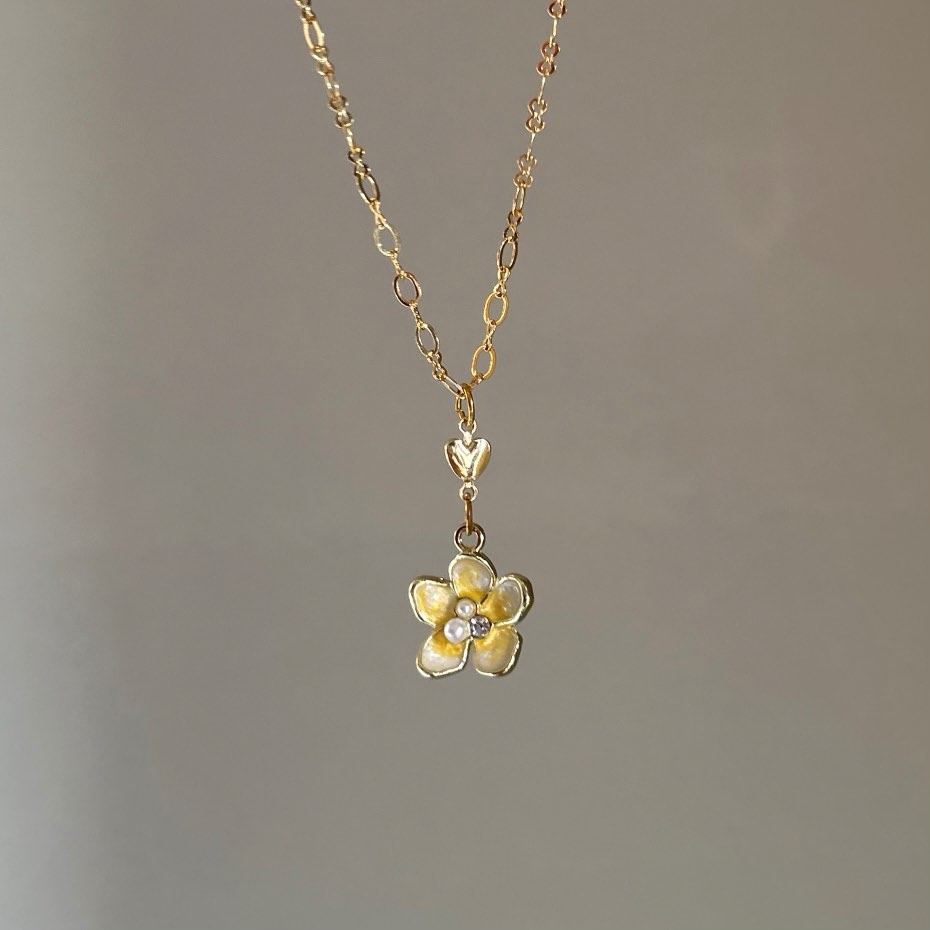Viola Necklace - Yellow