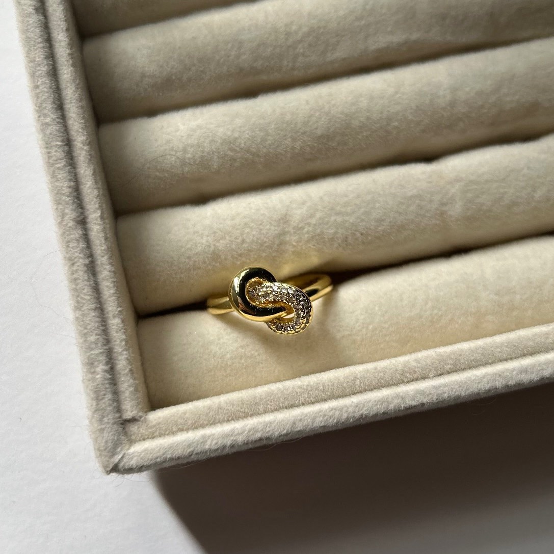 Golden Knot Ring - Adjustable