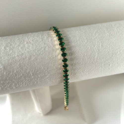 Emerald Luxe Tennis Bracelet