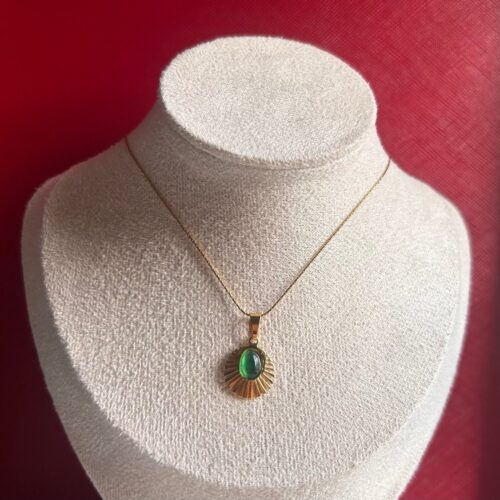 Faye Necklace with earrings
