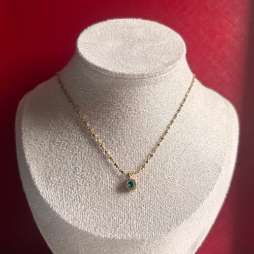 Thea Necklace - Green
