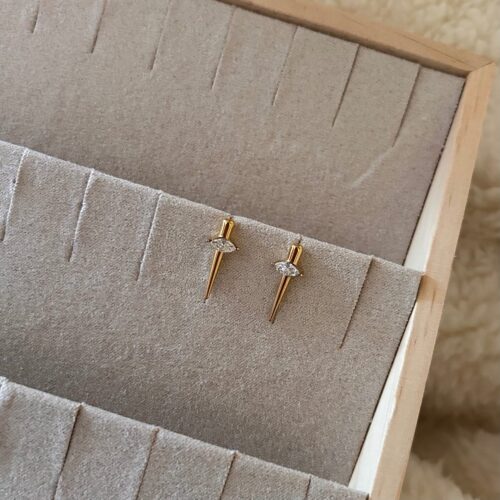 Dainty Spike Studs