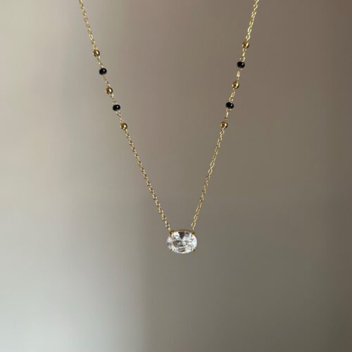 Solitaire Oval Mangalsutra